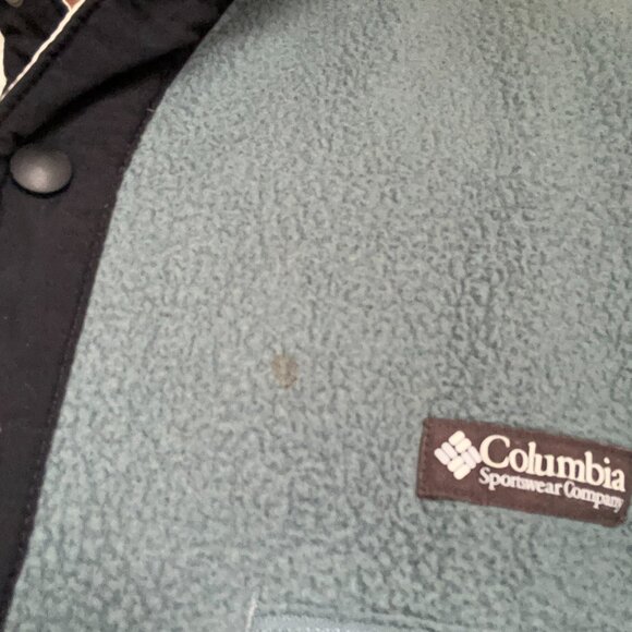 Teal Columbia Fleece with Snaps - Picture 5 of 5